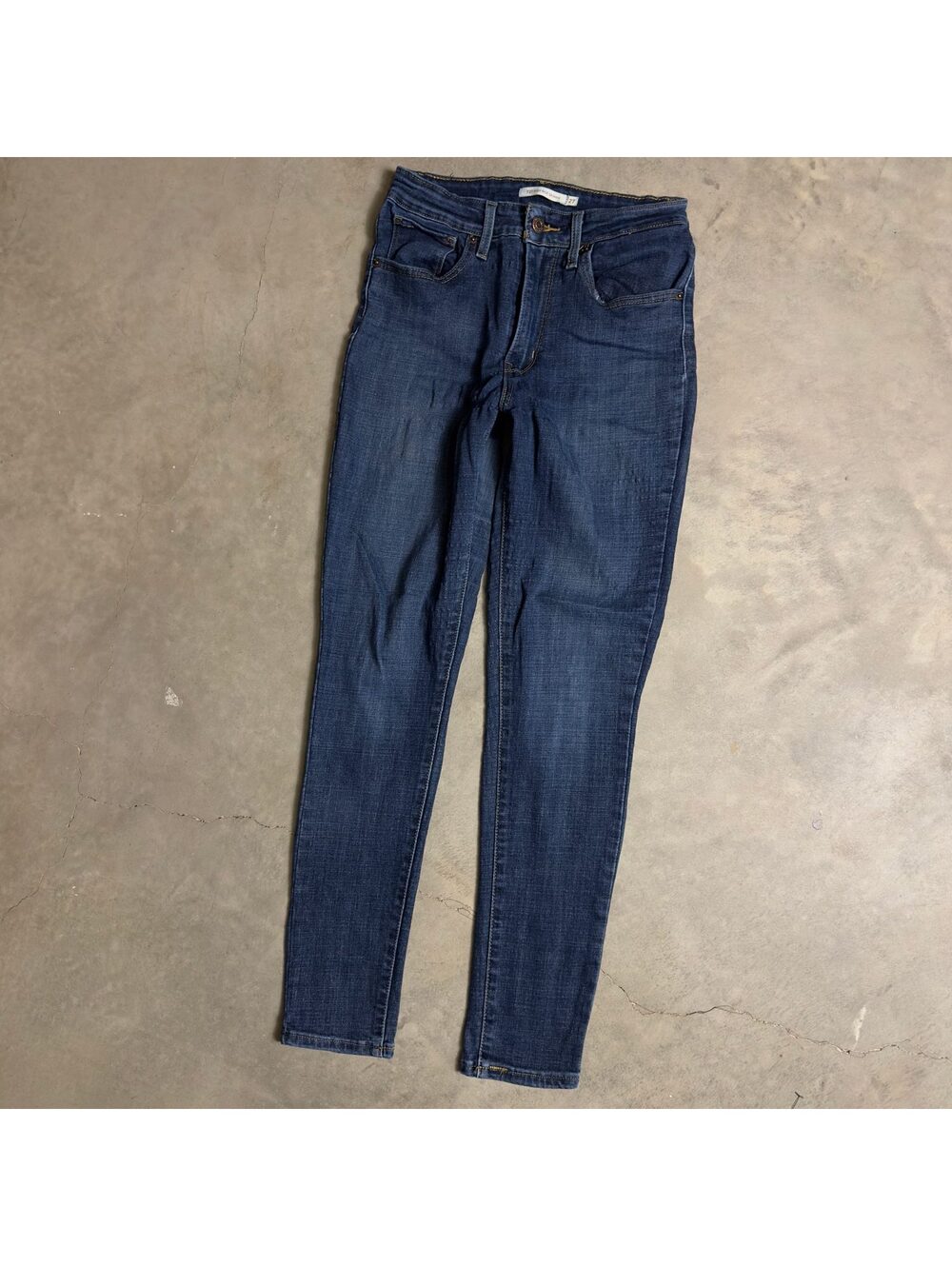 Levi's 721 High Rise Skinny Jeans Womens 27x28 Blue